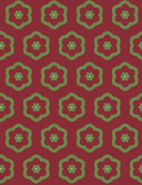 Geometrik şekilli kusursuz desen vektör çizimi