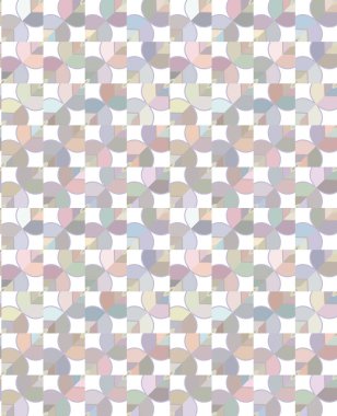 Geometrik şekilli kusursuz desen vektör çizimi