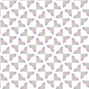 Geometrik şekilli kusursuz desen vektör çizimi