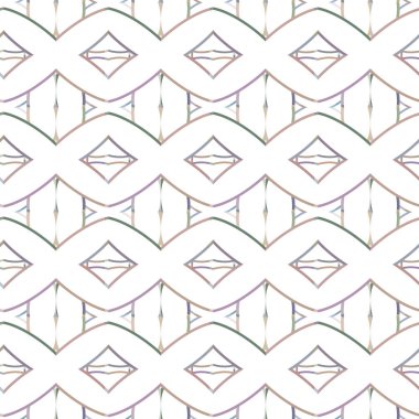 Geometrik şekilli kusursuz desen vektör çizimi