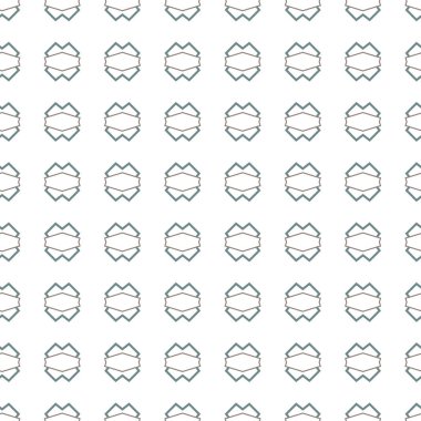 geometrik şekilli kusursuz desen
