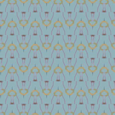 Geometrik şekilli kusursuz desen vektör çizimi