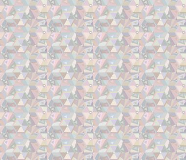 Geometrik şekilli kusursuz desen vektör çizimi