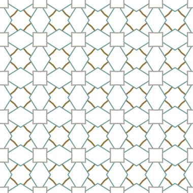 Geometrik şekilli kusursuz desen vektör çizimi