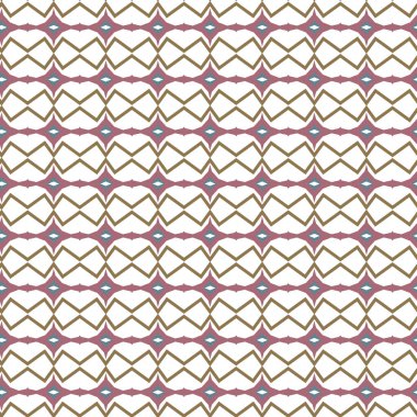 Geometrik şekilli kusursuz desen vektör çizimi