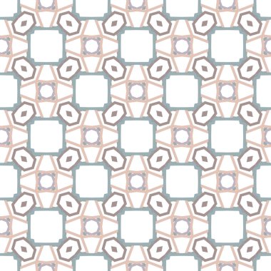 Geometrik şekilli kusursuz desen vektör çizimi