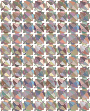 Geometrik şekilli kusursuz desen vektör çizimi