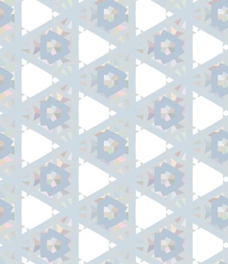 Geometrik şekilli kusursuz desen vektör çizimi