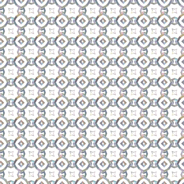 Nahtlose Muster Mit Geometrischen Formen Vektorillustration — Stockvektor