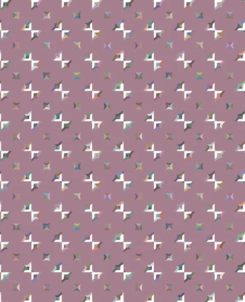 Geometrik şekilli kusursuz desen vektör çizimi