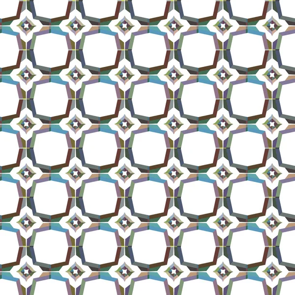 Geometrik şekilli kusursuz desen vektör çizimi