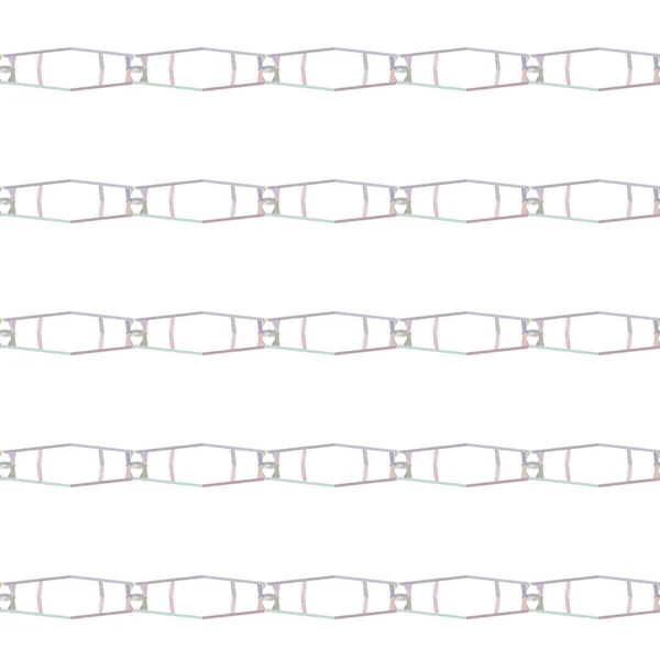 Nahtlose Muster Mit Geometrischen Formen Vektorillustration — Stockvektor