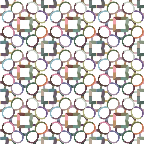 Geometrik şekilli kusursuz desen vektör çizimi