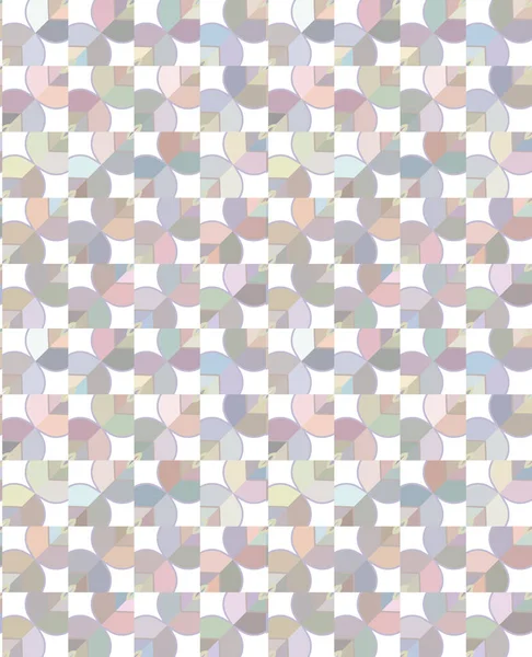 Geometrik şekilli kusursuz desen vektör çizimi