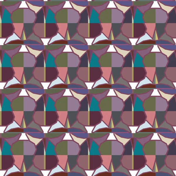 Geometrik şekilli kusursuz desen vektör çizimi