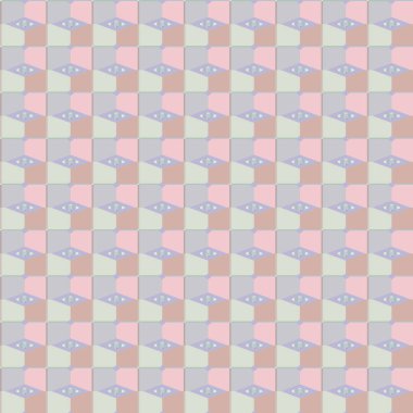Geometrik şekilli kusursuz desen vektör çizimi