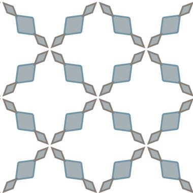 Geometrik şekilli kusursuz desen vektör çizimi