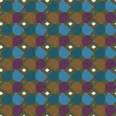 geometrik şekilli kusursuz desen