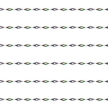 Geometrik şekilli kusursuz desen vektör çizimi