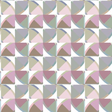 Geometrik şekilli kusursuz desen vektör çizimi