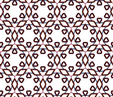 geometrik şekilli kusursuz desen