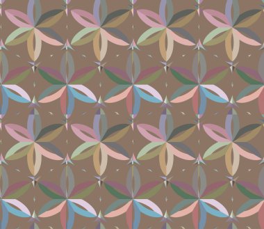 Geometrik şekilli kusursuz desen vektör çizimi