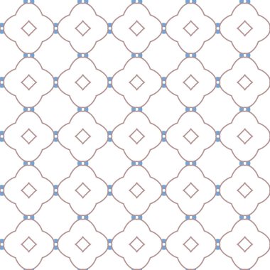 Geometrik şekilli kusursuz desen vektör çizimi