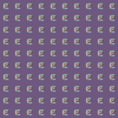 Geometrik şekilli kusursuz desen vektör çizimi