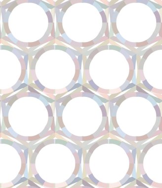 Geometrik şekilli kusursuz desen vektör çizimi