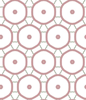 Geometrik şekilli kusursuz desen vektör çizimi
