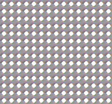 Geometrik şekilli kusursuz desen vektör çizimi