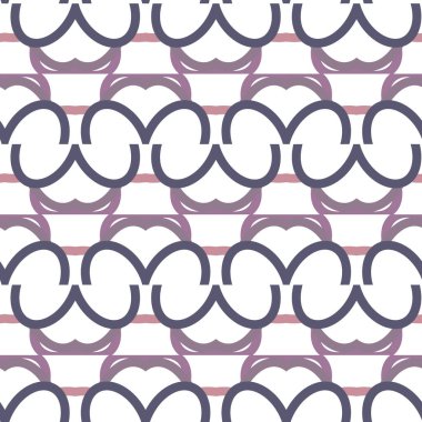 Geometrik şekilli kusursuz desen vektör çizimi