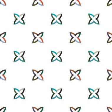geometrik şekilli kusursuz desen