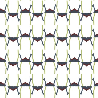 Geometrik şekilli kusursuz desen vektör çizimi