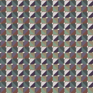 Geometrik şekilli kusursuz desen vektör çizimi