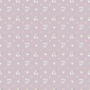 Geometrik şekilli kusursuz desen vektör çizimi