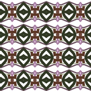 Geometrik şekilli kusursuz desen vektör çizimi