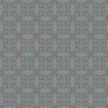 Geometrik şekilli kusursuz desen vektör çizimi