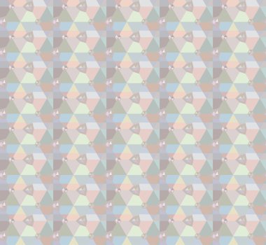 Geometrik şekilli kusursuz desen vektör çizimi