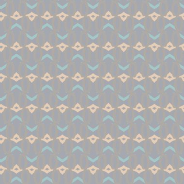 Geometrik şekilli kusursuz desen vektör çizimi