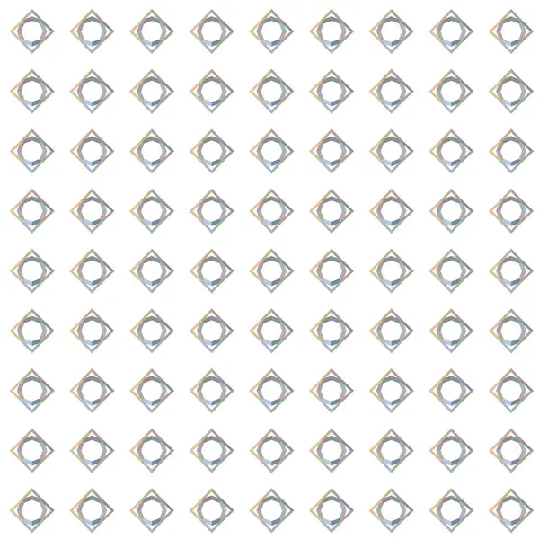 Nahtlose Muster Mit Geometrischen Formen Vektorillustration — Stockvektor