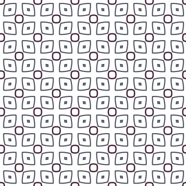 Geometrik şekilli kusursuz desen vektör çizimi