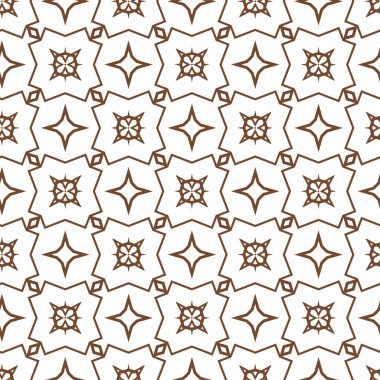 Geometrik şekilli kusursuz desen vektör çizimi