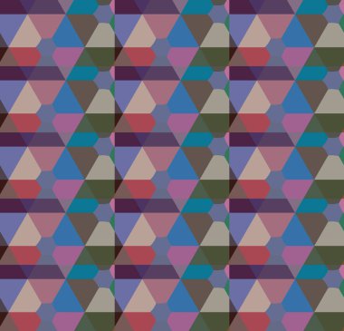 geometrik şekilli kusursuz desen