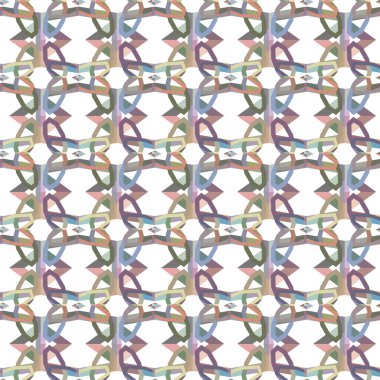 geometrik şekilli kusursuz desen