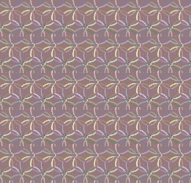 Geometrik şekilli kusursuz desen vektör çizimi