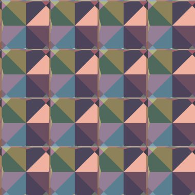 Geometrik şekilli kusursuz desen vektör çizimi