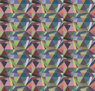 Geometrik şekilli kusursuz desen vektör çizimi