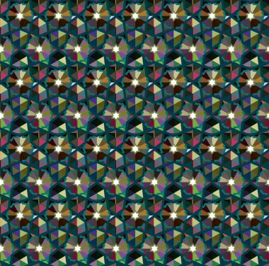 geometrik şekilli kusursuz desen