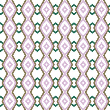 Geometrik şekilli kusursuz desen vektör çizimi